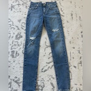 EUC AGOLDE Sophie High-rise Skinny Jeans 24